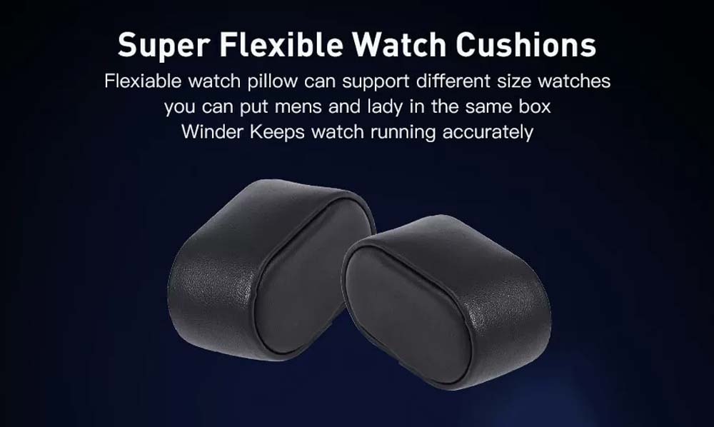6 slot watch winder with 7 Storage