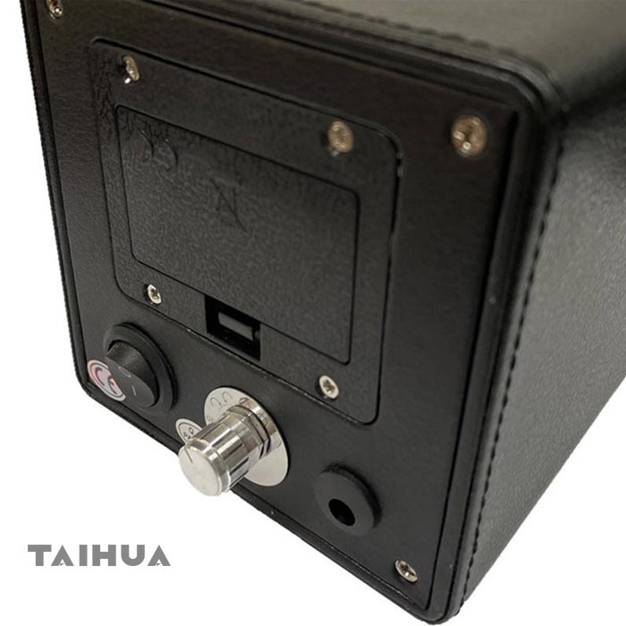 battery powered leather single automatic watch winder