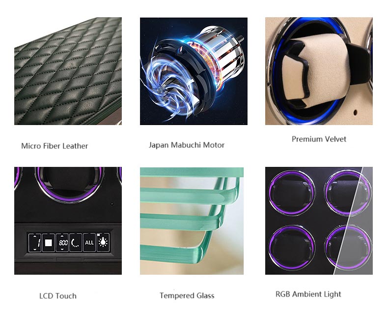 Luxury Watch Winder 6 Watches