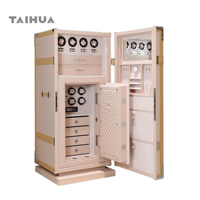 jewelry safe with watch winder